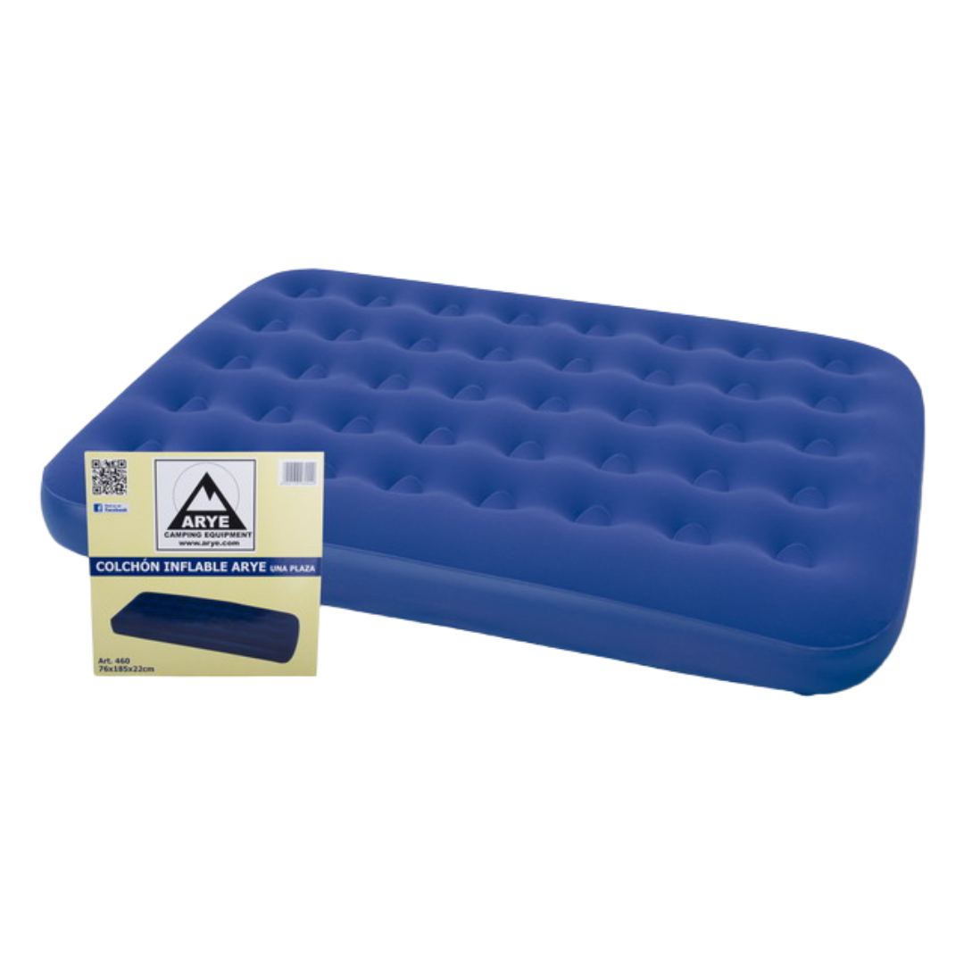 Colchón Inflable de 1 Plaza 76x183x22