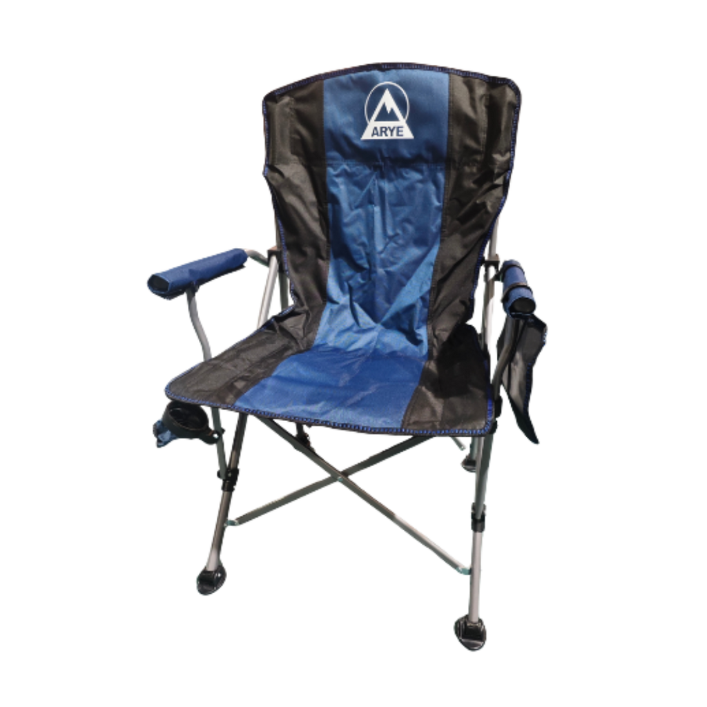 Silla Plegable Arye en Negro y Azul Art-569