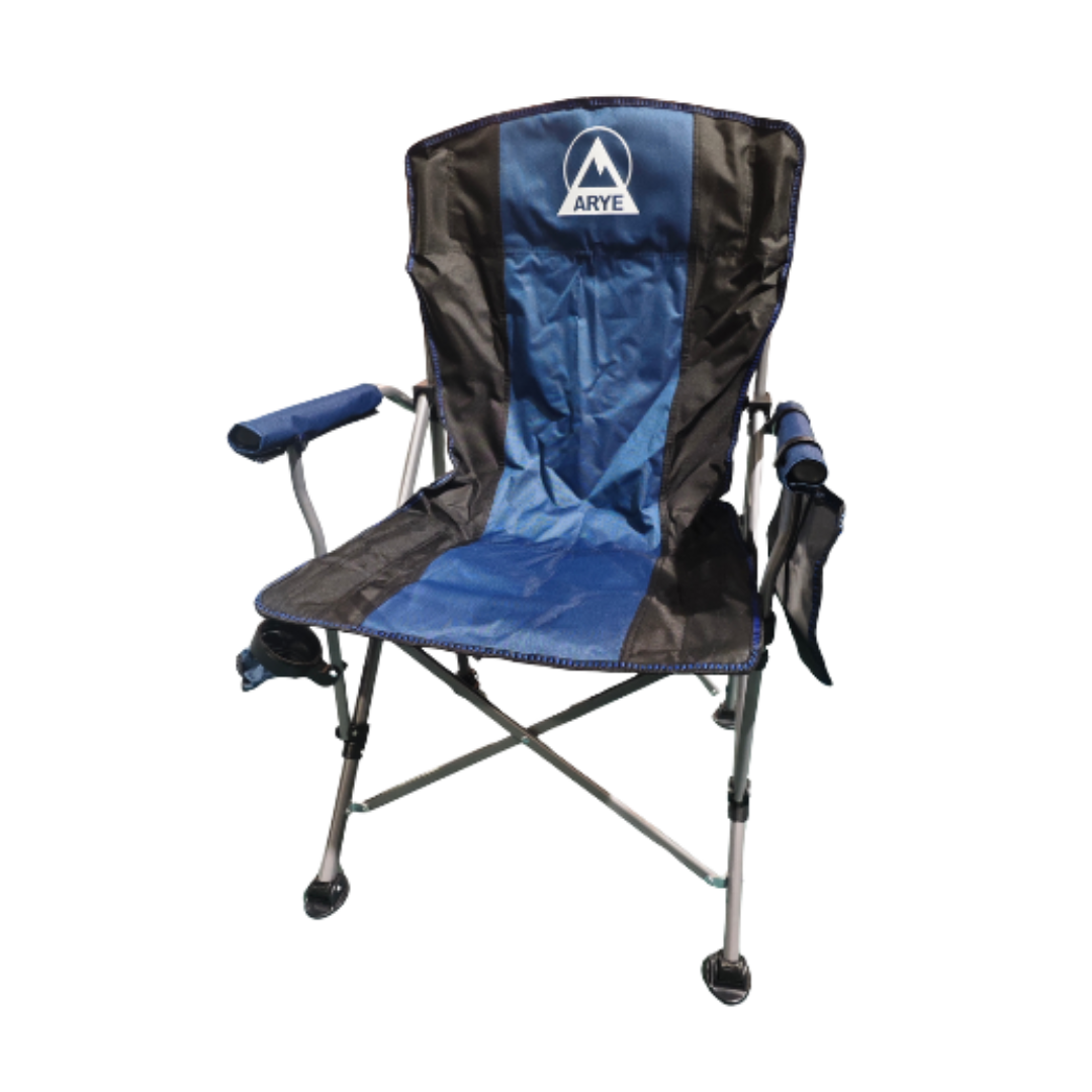 Silla Plegable Arye en Negro y Azul Art-569