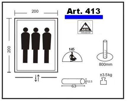 CARPA AUTOARMABLE CAMUFLADA 3 PERSONAS
