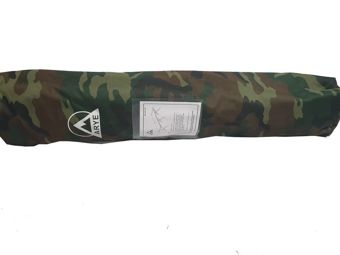 Catre Reposera Camuflada Plegable de Aluminio 190x64x42cm