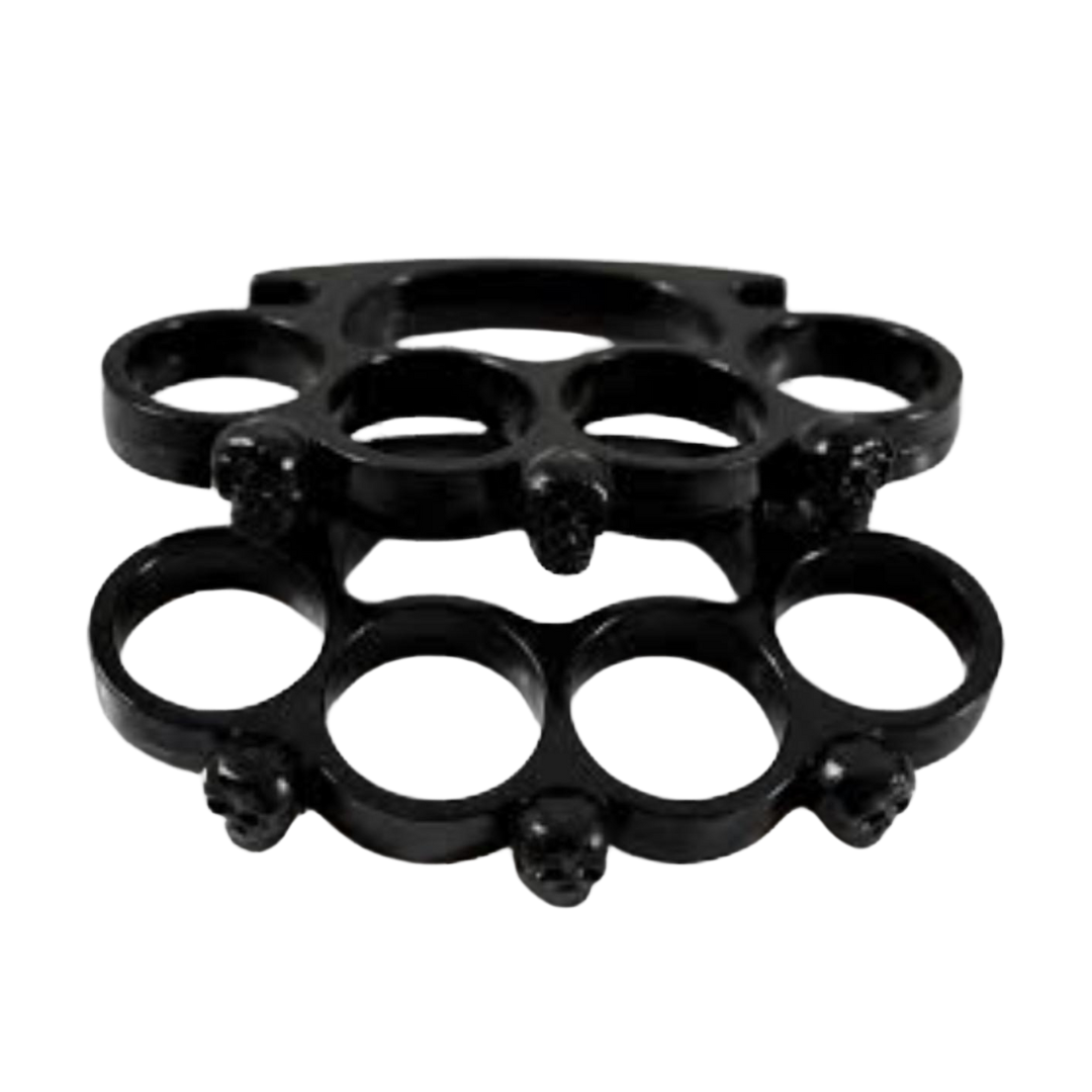 Piña Manopla Calavera Metálica Americana Reforzada y Maciza BA-2