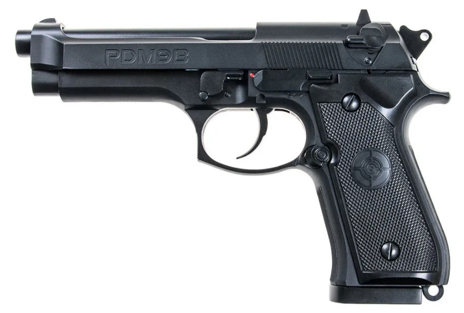 PISTOLA DE CO2 CROSMAN SEMIAUTOMÁTICA CON DUALAMMO BLOWBACK PDM9B